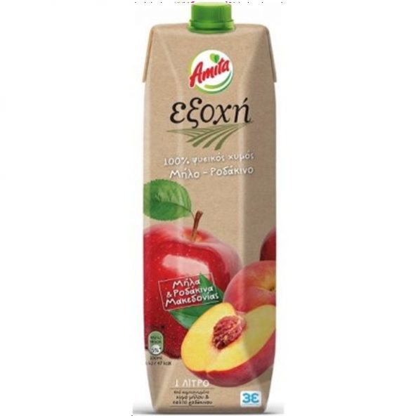 ΑΜΙΤΑ ΕΞΟΧΗ ΜΗΛΟ ΡΟΔΑΚΙΝΟ 1l ΑΜΙΤΑ ΕΞΟΧΗ ΜΗΛΟ ΡΟΔΑΚΙΝΟ 1l